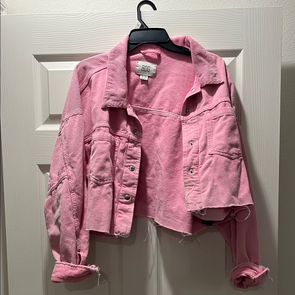 Pink Corduroy Jacket